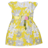 Girls Fancy Frock - Yellow - test-store-for-chase-value
