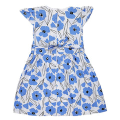 Girls Fancy Frock - Blue - test-store-for-chase-value