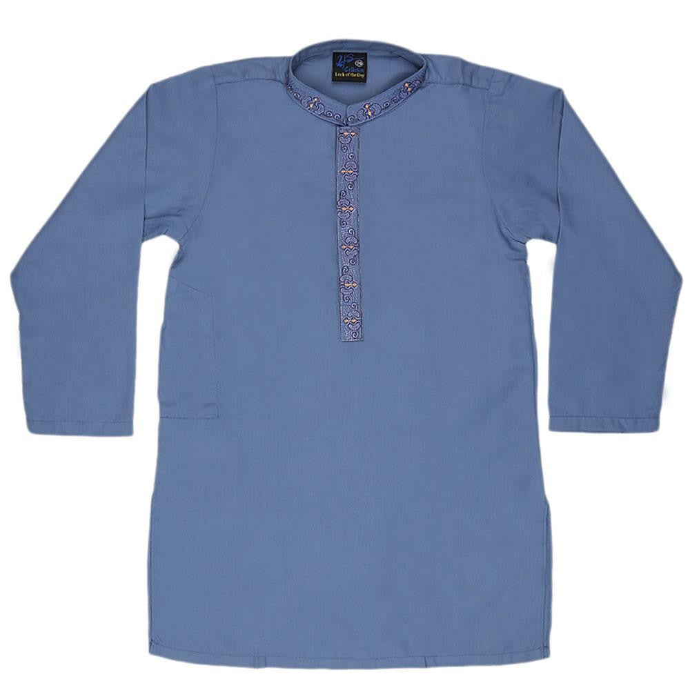 Boys Shalwar Qameez Suit - Blue - test-store-for-chase-value