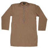 Boys Shalwar Qameez Suit - Beige - test-store-for-chase-value