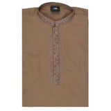 Boys Shalwar Qameez Suit - Beige - test-store-for-chase-value