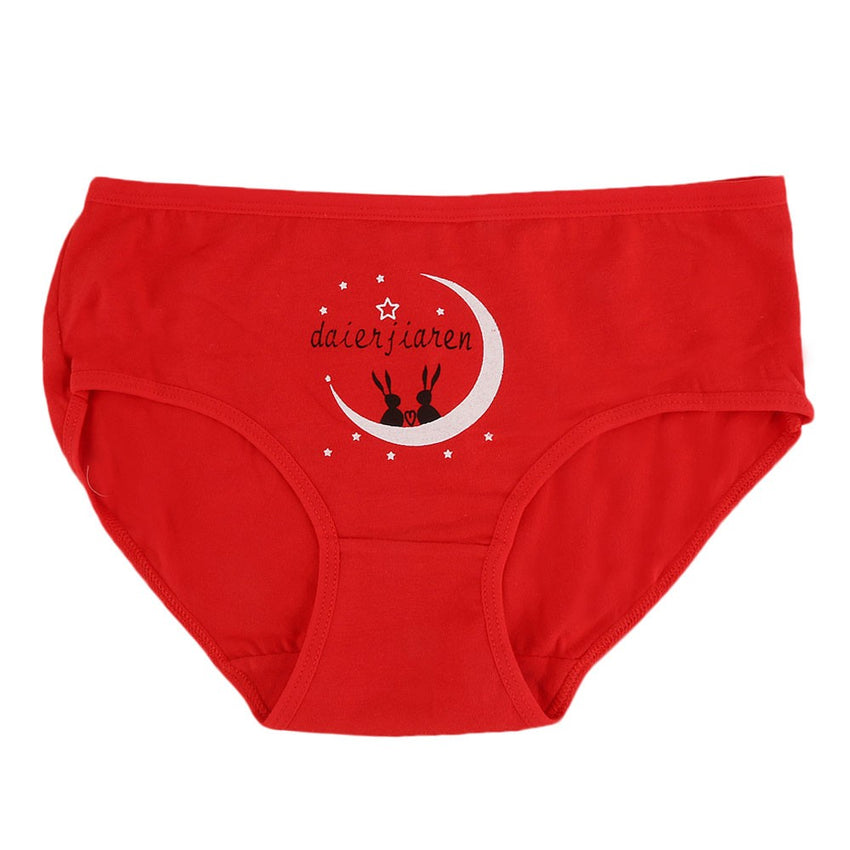 Women's Fancy Panty - Red - test-store-for-chase-value