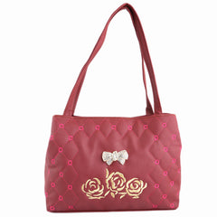 Women's Handbag (6538) - Maroon - test-store-for-chase-value