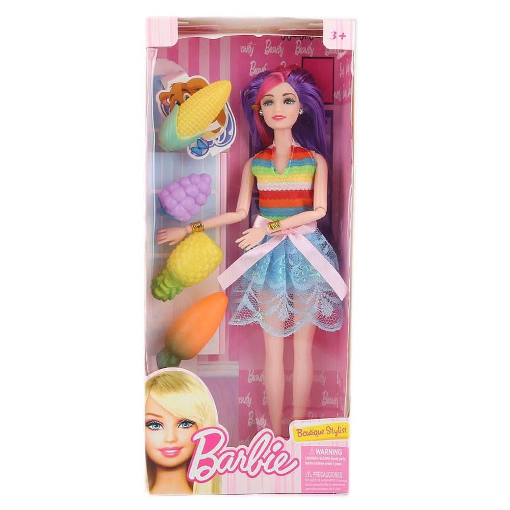 Barbie Doll With Fruit - Multi - test-store-for-chase-value