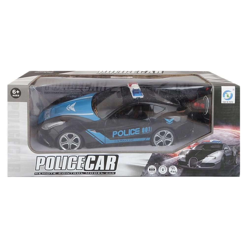 Remote Control Police Car - Black - test-store-for-chase-value