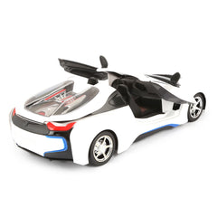 Remote Control Deluxe Super Car - White - test-store-for-chase-value