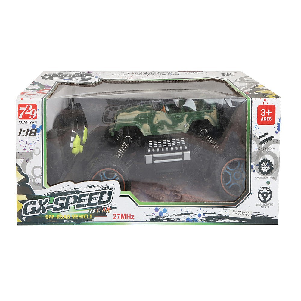 Remote Control Off Road Jeep - Green - test-store-for-chase-value