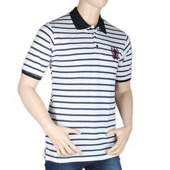 Men's Half Sleeves Polo T-Shirt - White - test-store-for-chase-value