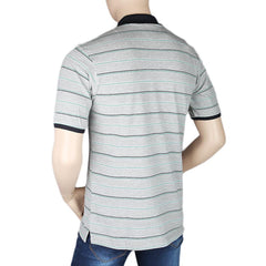 Men's Half Sleeves Polo T-Shirt - Grey - test-store-for-chase-value