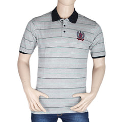 Men's Half Sleeves Polo T-Shirt - Grey - test-store-for-chase-value