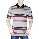 Men's Half Sleeves Polo T-Shirt - Grey - test-store-for-chase-value
