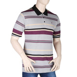Men's Half Sleeves Polo T-Shirt - Grey - test-store-for-chase-value