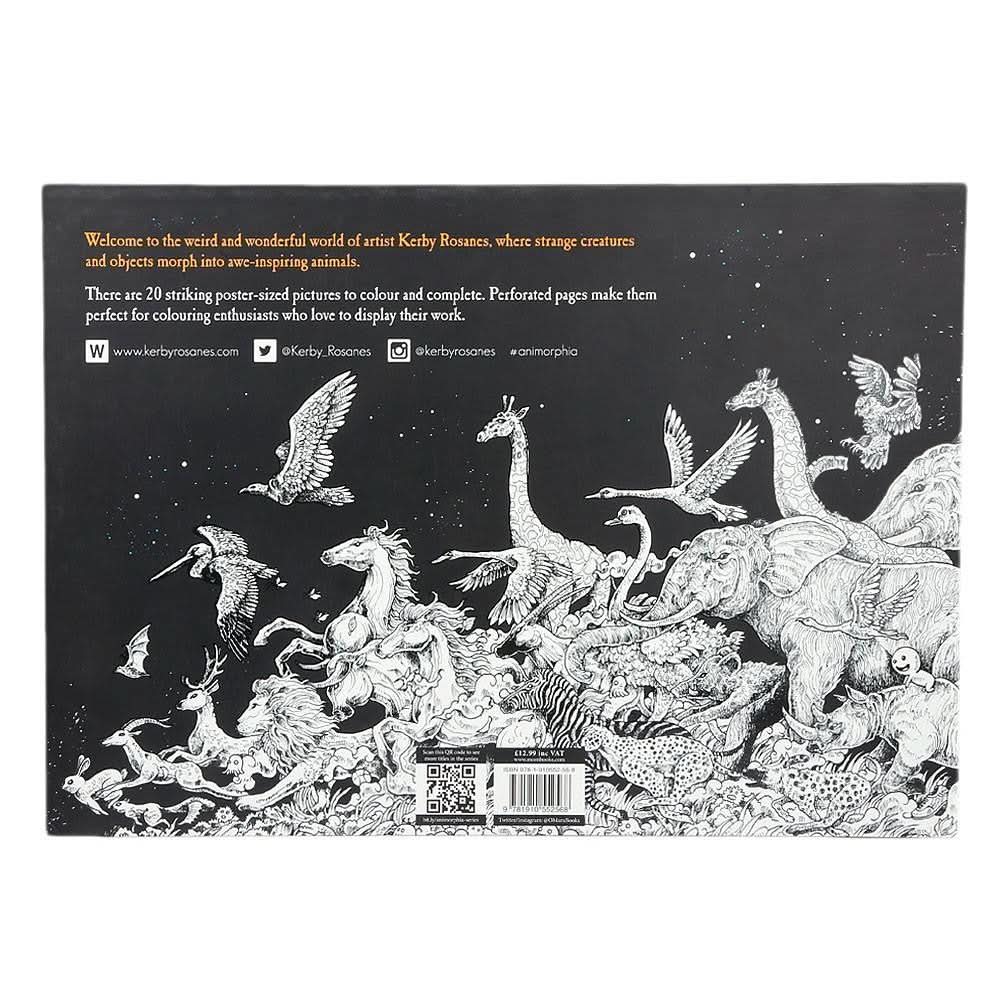 Kerby Rosanes Animorphia Coloring Book For Kids - test-store-for-chase-value