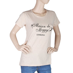 Women's T-Shirt - Peach - test-store-for-chase-value