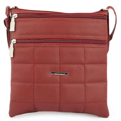 Women's Shoulder Bag (7532) - Maroon - test-store-for-chase-value