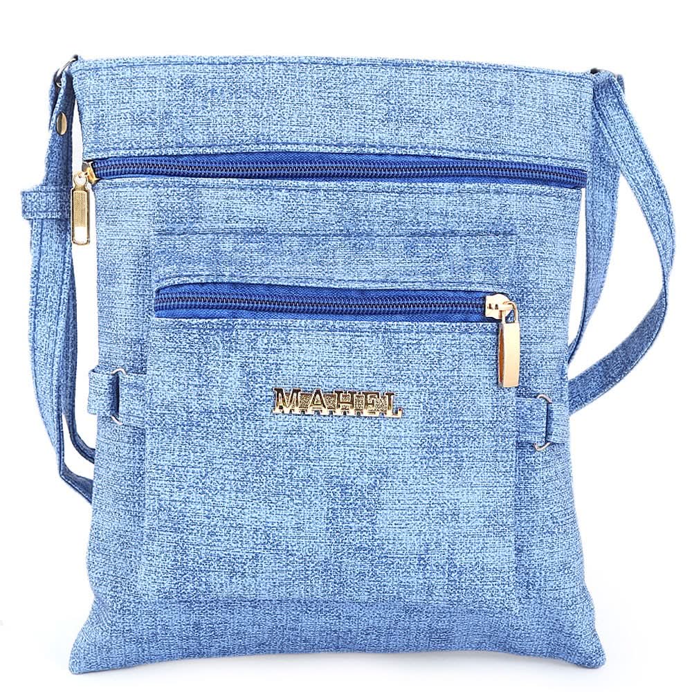 Women's Shoulder Bag (7548) - Light Blue - test-store-for-chase-value