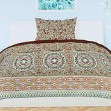 Printed Percale Finish Single Bed Sheet Set 2 pcs - test-store-for-chase-value