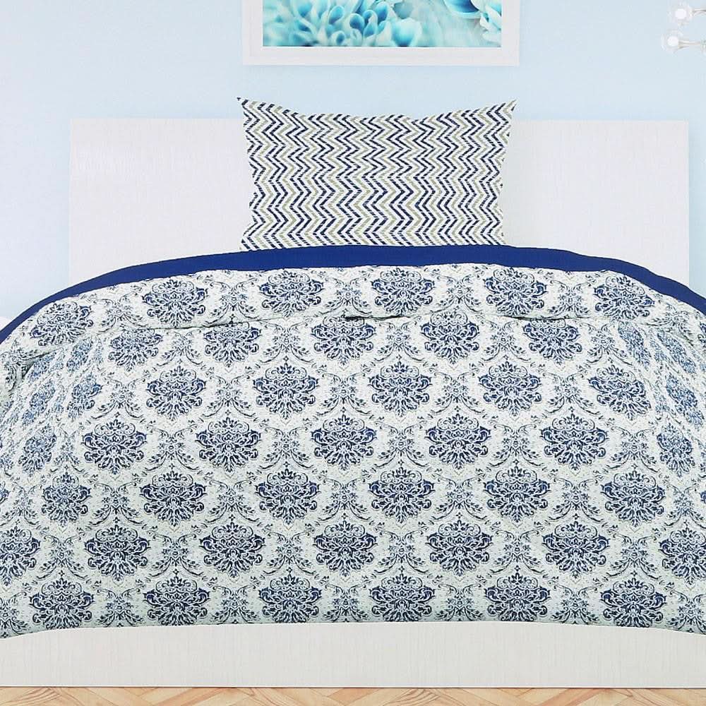 Printed Percale Finish Single Bed Sheet Set 2 pcs - test-store-for-chase-value