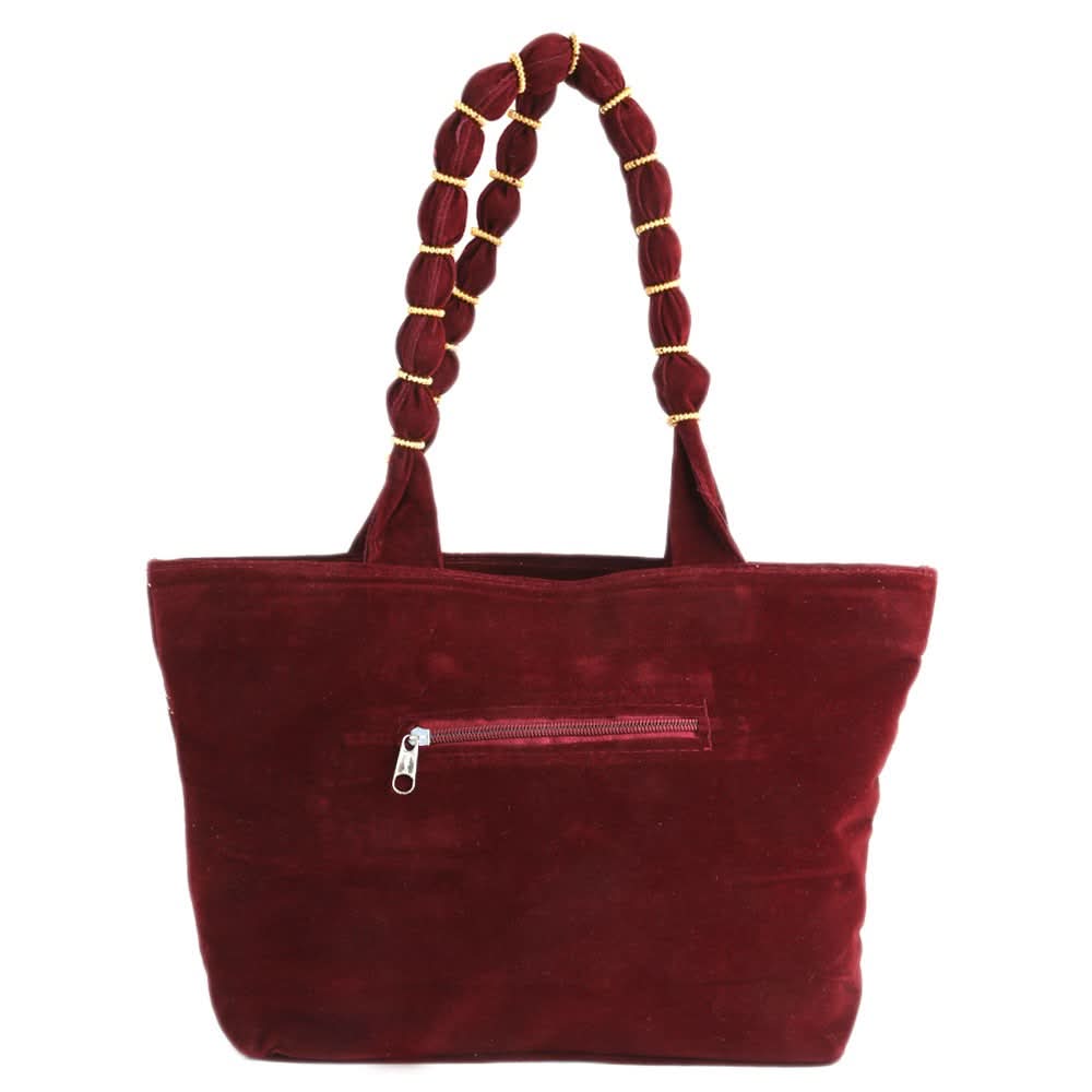 Women's Handbag (1761) - Maroon - test-store-for-chase-value