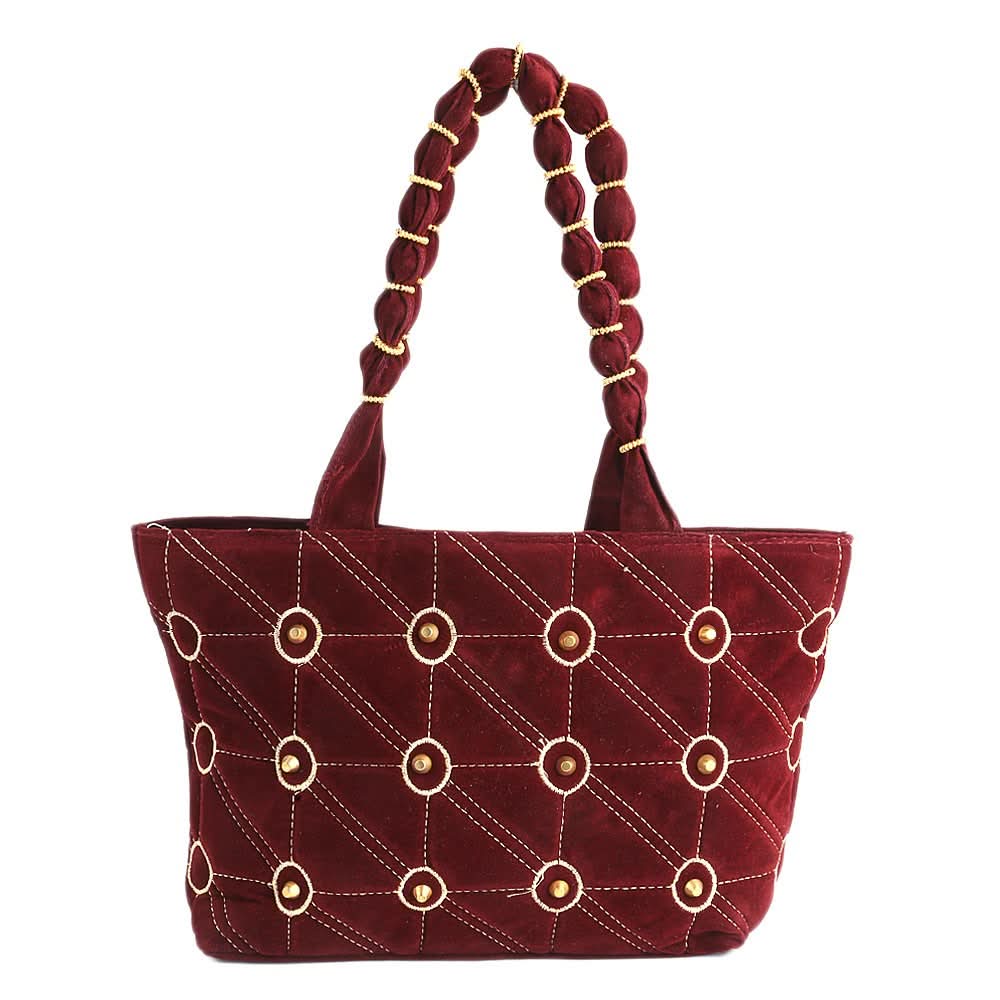 Women's Handbag (1761) - Maroon - test-store-for-chase-value