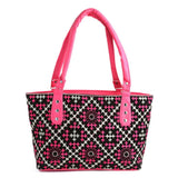Women's Embroidery Handbag - Pink - test-store-for-chase-value