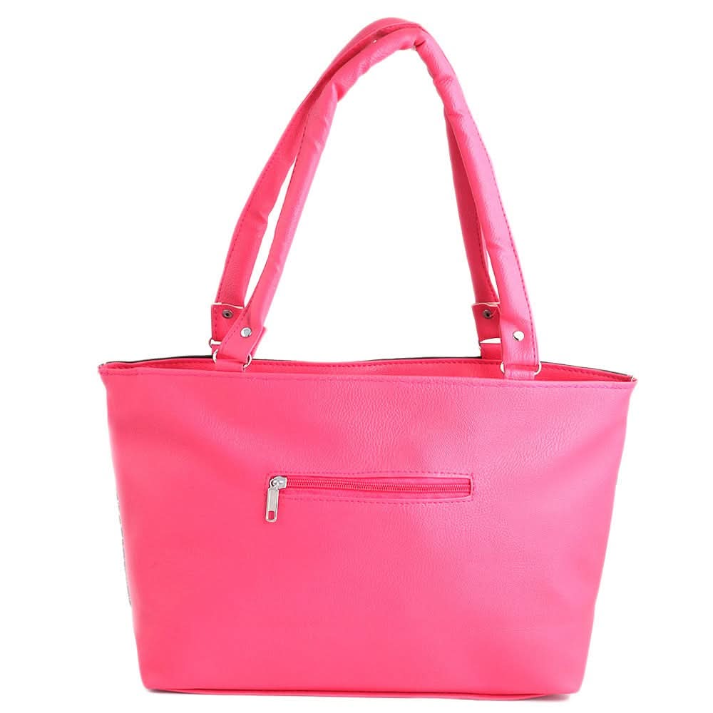 Women's Embroidery Handbag - Pink - test-store-for-chase-value