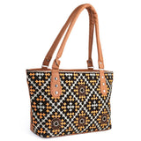 Women's Embroidery Handbag - Orange - test-store-for-chase-value