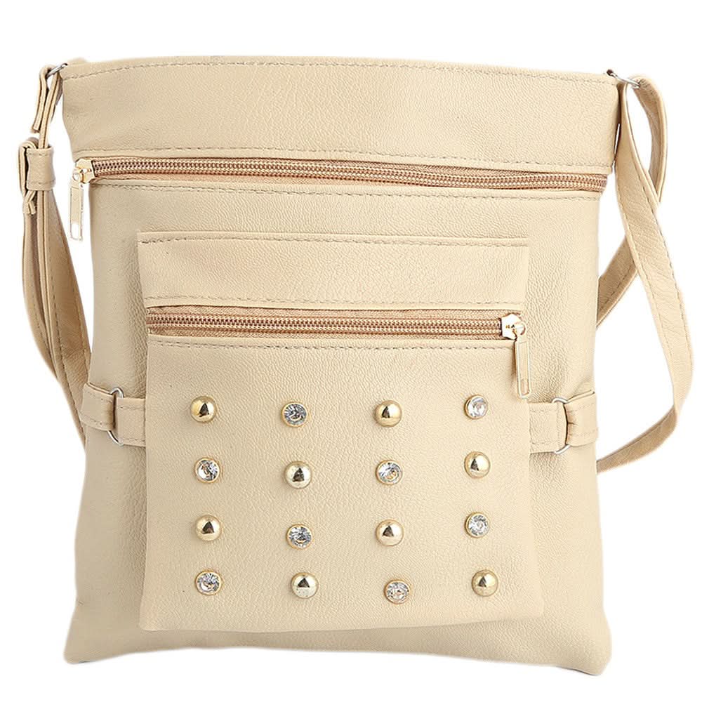 Women's Shoulder Bag (7555) - Beige - test-store-for-chase-value
