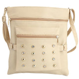 Women's Shoulder Bag (7555) - Beige - test-store-for-chase-value