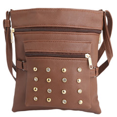 Women's Shoulder Bag (7555) - Dark Brown - test-store-for-chase-value