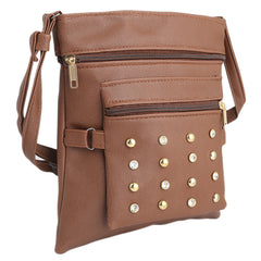 Women's Shoulder Bag (7555) - Dark Brown - test-store-for-chase-value