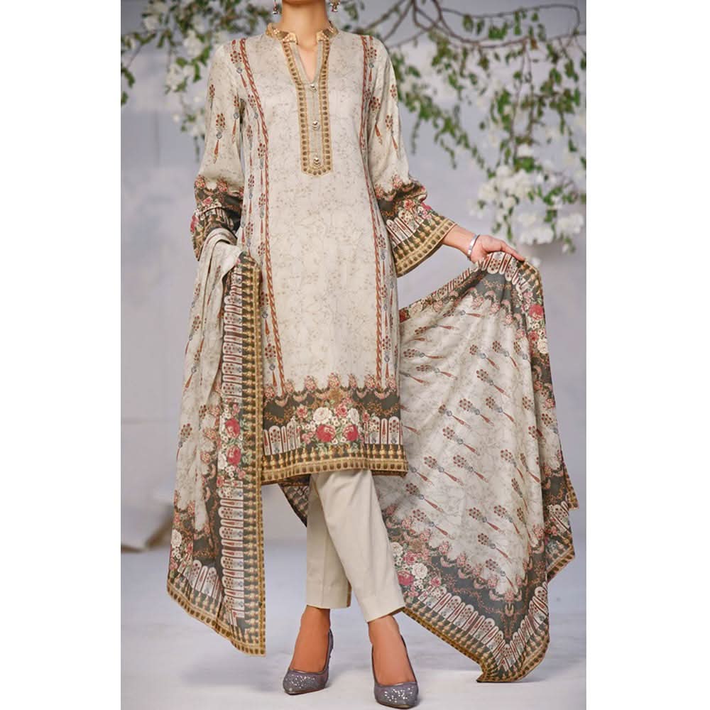 VS MISRI Digital Printed Lawn 3 Pcs Un-Stitched Suit - 19-B, Women, 3Pcs Shalwar Suit, VS Textiles, Chase Value