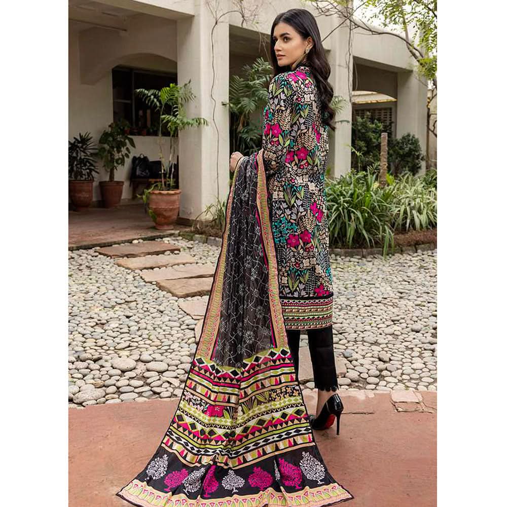 Anum Printed Lawn Unstitiched 3Pcs Suit V1 - A-1, Women, 3Pcs Shalwar Suit, Al-Zohaib Textiles, Chase Value