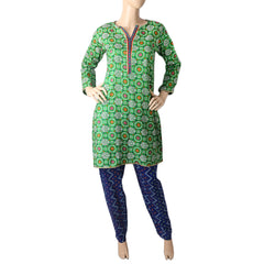 Mahnoor Printed Cotton 2 Pcs Un-Stitched Suit - 1 A, Women, 2Pcs Shalwar Suit, United Textiles, Chase Value