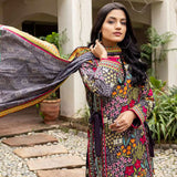 Anum Printed Lawn Unstitiched 3Pcs Suit V1 - C-1, Women, 3Pcs Shalwar Suit, Al-Zohaib Textiles, Chase Value