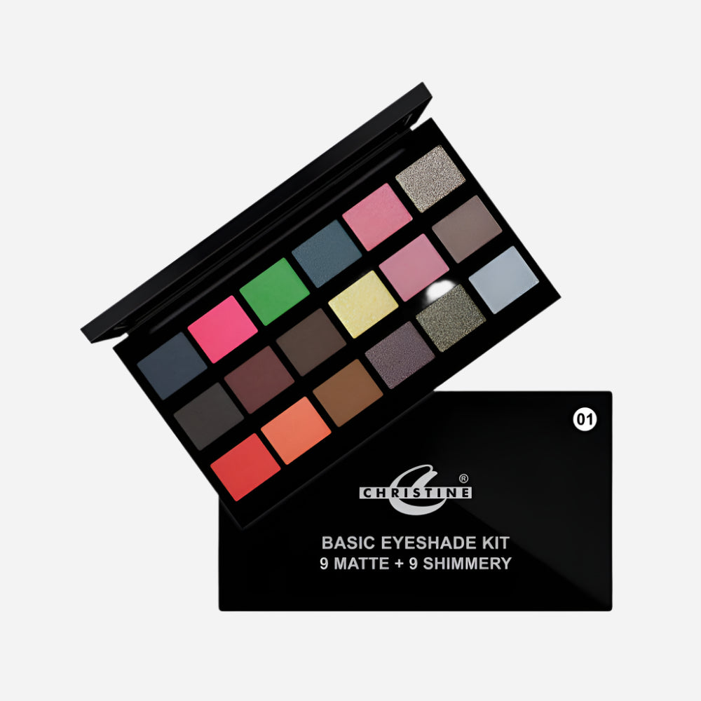 Christine 18 Color Matte & Shimmer Eye Shade Kit 2 Shades, Beauty & Personal Care, Eyeshadow, Christine, Chase Value