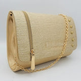 Women's Clutch 6686 - Golden, Women, Clutches, Chase Value, Chase Value