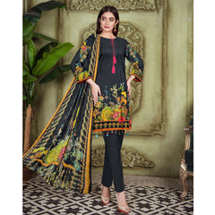 Tehzeeb Digital Printed Lawn 3 Pcs Un-Stitched Suit - 1, Women, 3Pcs Shalwar Suit, Ulfat Textile, Chase Value