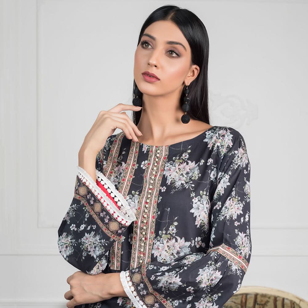 Digital Printed Cotton Un-Stitched Kurti Vol 1 - 1, Women, Unstitched Kurti, Regalia Textiles, Chase Value