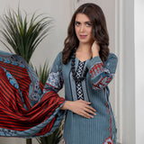 Sahil Printed Lawn V 2 3 Pcs Un-Stitched Suit - 1-A, Women, 3Pcs Shalwar Suit, ZS Textiles, Chase Value