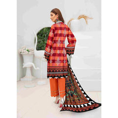 Tehzeeb Digital Printed Cambric 3Pcs Unstitched Suit V2 - 1, Women, 3Pcs Shalwar Suit, Ulfat Textile, Chase Value