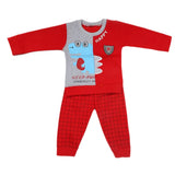 Boys Full Sleeves Fleece Suit 42715 - Red, Kids, Boys Sets And Suits, Chase Value, Chase Value