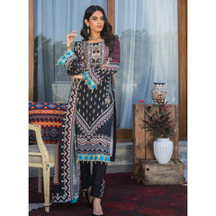 Salina Digital Printed Khaddar 3Pcs Un-Stitched Suit Vol 2 - 01, Women, 3Pcs Shalwar Suit, Regalia Textiles, Chase Value
