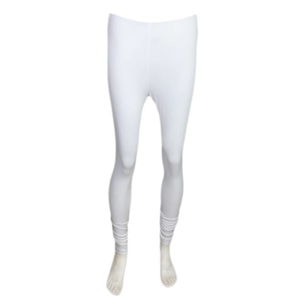 Women's Plain Tights - White, Women, Pants & Tights, Chase Value, Chase Value