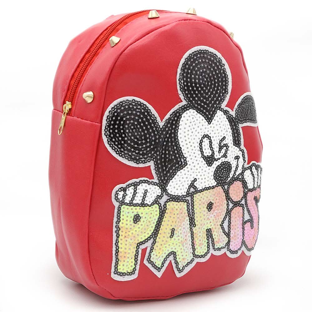 Girls Backpack (7572-C) Red, Kids, School And Laptop Bags, Chase Value, Chase Value