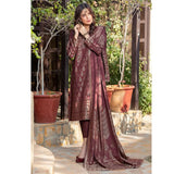 RA PEACH Jacquard Baroshia unstitched 3pc Suit, Women, 3Pcs Shalwar Suit, Chase Value, Chase Value