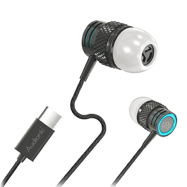 Audionic Thunder TYPE C Earphones T90 - Grey, Home & Lifestyle, Hand Free / Head Phones, Audionic, Chase Value