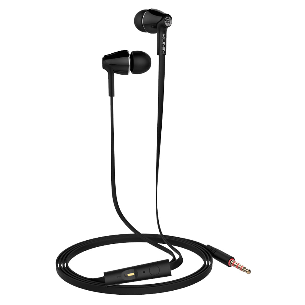 Ronin Universal Wired Bass Stereo Handsfree R15 - Black, Home & Lifestyle, Hand Free / Head Phones, Ronin, Chase Value