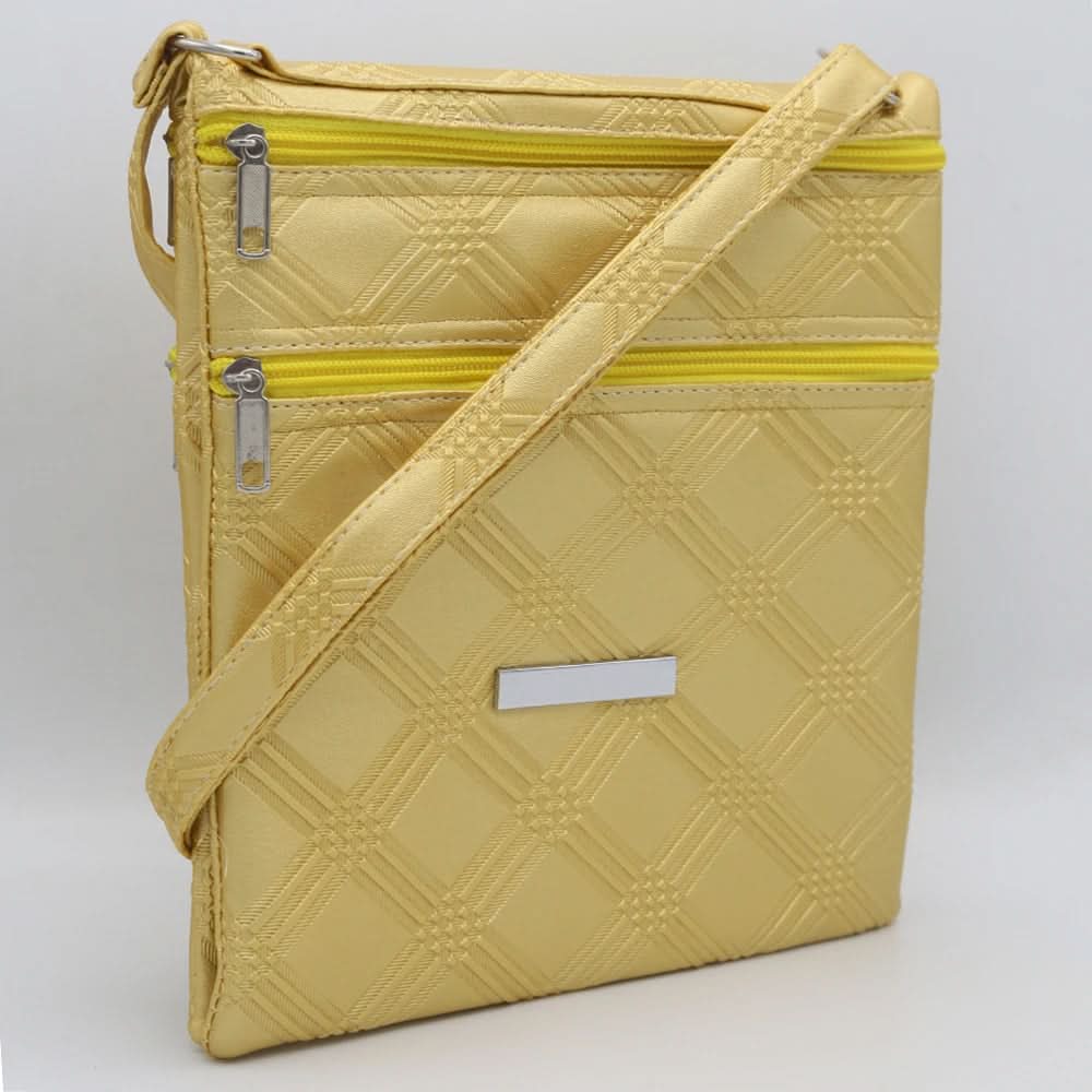 Women's Shoulder Bag 2326 - Golden, Women, Bags, Chase Value, Chase Value