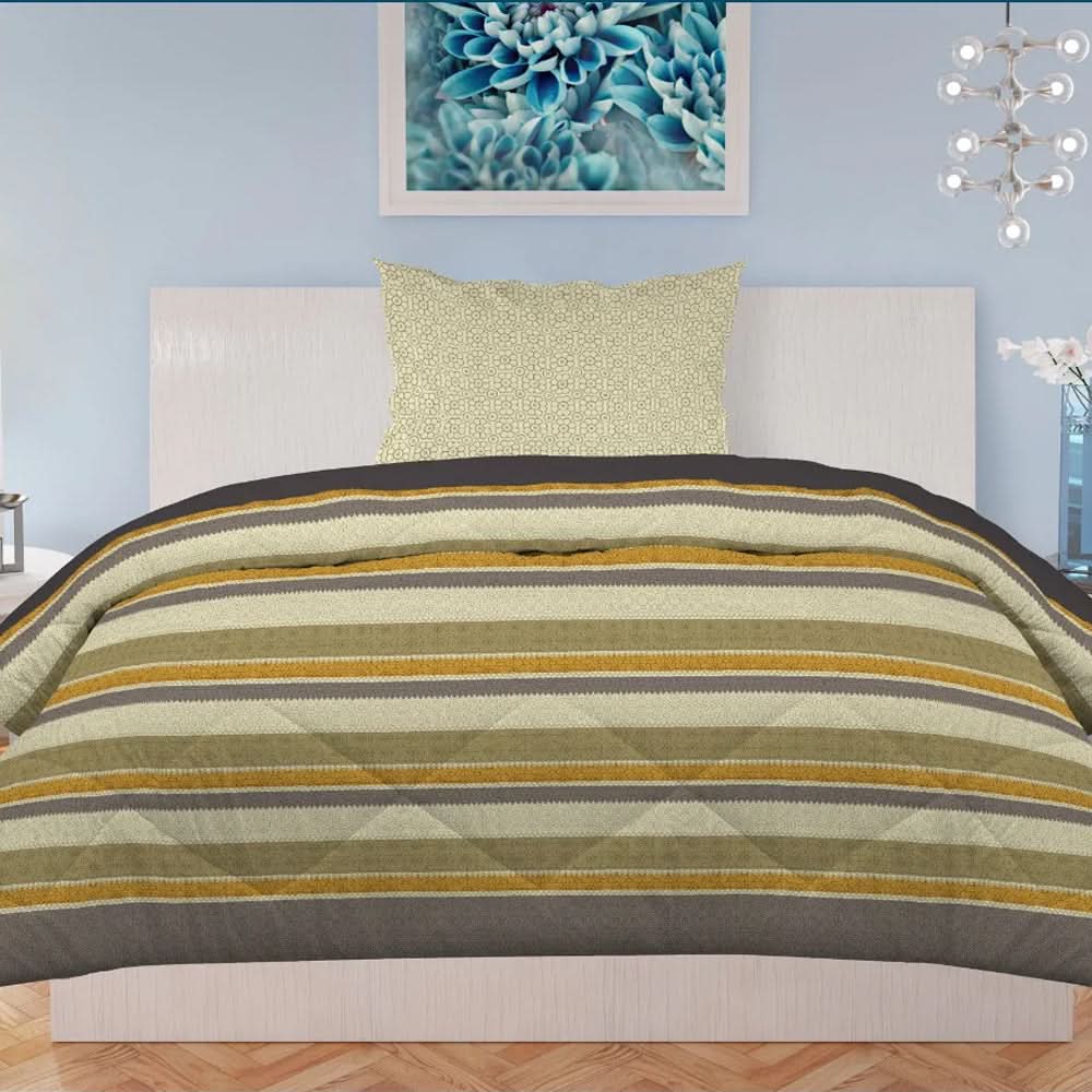 Printed Single Percale Finish Bed Sheet 2 Pcs - Multi, Single Size Bed Sheet, Chase Value, Chase Value